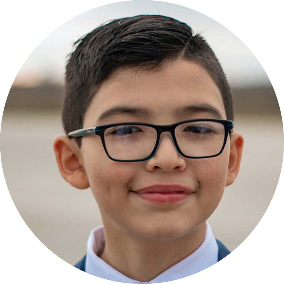 child smiling